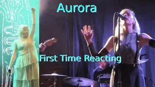 First Time Reacting to Aurora - Running With The Wolves - Live