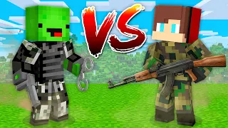 Mikey FBI vs JJ Military Survival Battle in Minecraft (Maizen)