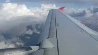 Landung in Innsbruck mit Austrian Airlines Airbus A319