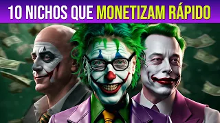 10 MELHORES NICHOS DE CANAL DARK PARA MONETIZAR MAIS RÁPIDO NO YOUTUBE