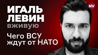 Чего ВСУ ждут от НАТО – Игаль Левин вживую