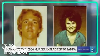 Man arrested for 1984 cold case murder arrives back in Tampa