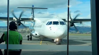 Air New Zealand ATR 72 600 Departing Blenheim Airport!