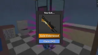 Claiming Gold Elderwood Blade