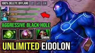 WTF First Item 5Min Vladmir's Offering 100% Aggressive Black Hole Unlimited Eidolon Enigma Dota 2