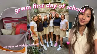 GRWM FIRST DAY OF 8TH GRADE 2023