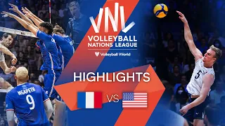 🇫🇷 FRA vs. 🇺🇸 USA - Highlights Final | Men's VNL 2022