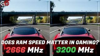 2666MHz vs 3200MHz RAM test in gaming - does ram speed matter?