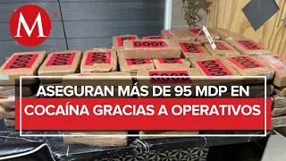 Caen en CdMx cuatro hombres ligados al CJNG; les aseguraron 345 kilos de cocaína