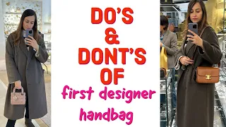 Watch this before you buy First Designer Handbag! #tips