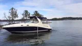 260 foot Sea Ray Sundancer launch