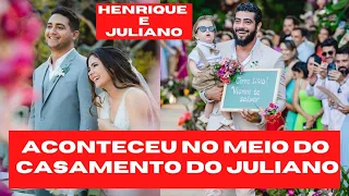 HENRIQUE E JULIANO/ ACONTECEU NO MEIO DO CASAMENTO E CHOCOU OS FÃS