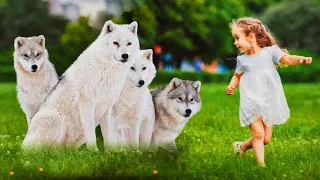 Parents Shocked to Find out Daughter Has 4 Wolves as Bodyguards, What They Did Next Is Unbelievable!