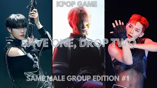 SAVE ONE DROP TWO KPOP GAME [SAME MALE GROUP EDITION] #1 (HARD)