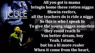 J. Cole- "Return Of Simba" (Lyrics On Screen) YScRoll