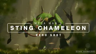 STING CHAMELEON - Mega Man X - Animated Hero Shot - made in Blender