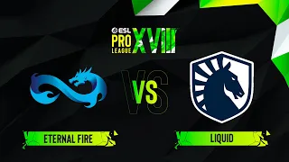 Eternal Fire vs. Liquid - Map 2 [Mirage] - ESL Pro League Season 18 - Group D