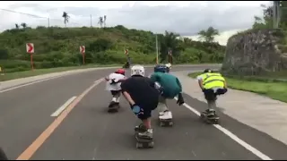 DELICADO'S LONGBOARD downhill   PART2