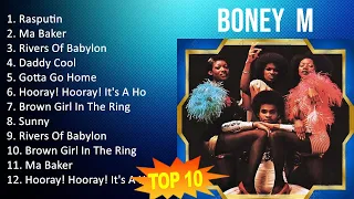 Boney  M 2023 - 10 Maiores Sucessos - Rasputin, Ma Baker, Rivers Of Babylon, Daddy Cool