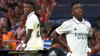 Los lamentables insultos a Vinicius en el Wanda Metropolitano