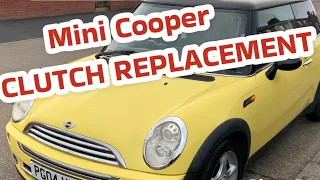 Mini Cooper 1.6 petrol Gearbox removal and Clutch Replacement.