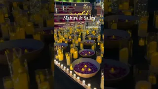 Mahira & Salim Qawali Night decorations #mahirakhan #salimkhan