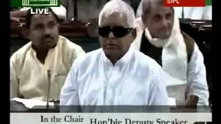 Lalu Yadav in Lok Sabha
