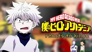 || some of class 1a react to Killua ||