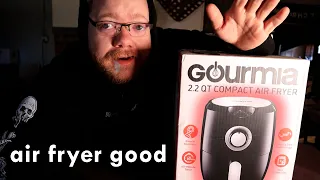Using An Air Fryer For The First Time | Gourmia 2.2 Qt Compact