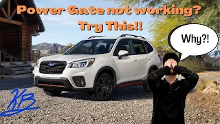 Subaru Power Rear Gate Not Working? *FIX*