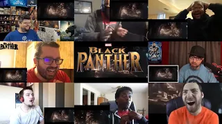 Marvel Studios' Black Panther - Official Trailer Reactions Mashup