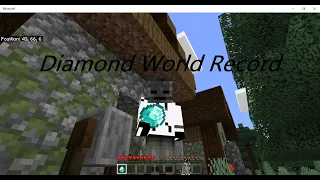 [FWR] Obtain Diamond SSG World Record in 0.333 Seconds (Minecraft Bedrock)