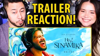 HEY SINAMIKA Trailer Reaction! | Dulquer Salmaan | Aditi Rao Hydari | Kajal Aggarwal | Brinda