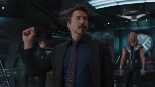 That man is playing Galaga! Thought we wouldn't notice But we did | The Avengers 2012