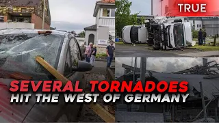 Tornado destroys Germany! Evacuation of people from Paderborn