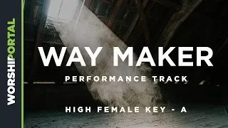 Way Maker - High Female Key of A - Performance Track