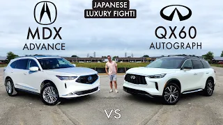 LUXURY 3-ROW FIGHT! -- 2024 Acura MDX vs. 2024 Infiniti QX60: Comparison