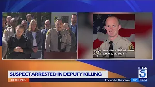 L.A. County Sheriff announces arrest in deputy's ambush slaying