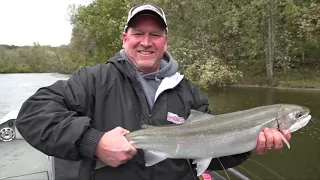 Salmon Fishing, Steelhead Fishing, Tacacam, Over aFire Recipies Michigan Out of Doors TV #1843