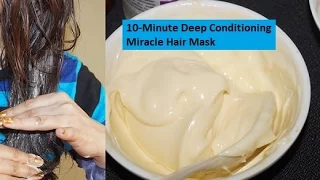 10-Minute Miracle Hair Mask for Dry, Damaged, Rough & Frizzy Hair