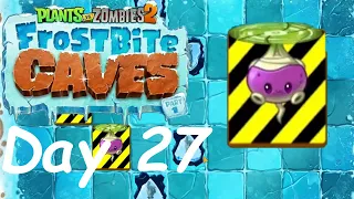 PvZ 2 Frostbite Caves - Day 27 Full Game Walkthrough