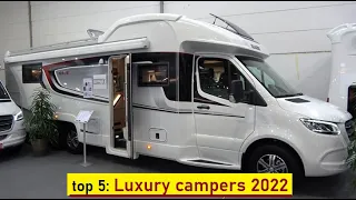 Top 5: Luxury small campers 2022