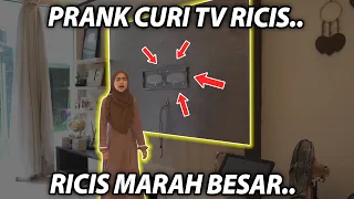 PRANK TV BARU RICIS HILANG .. Ricis Marah Besarr..