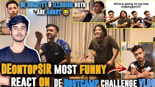 DE OnTop ROAST on DE BOOTCAMP training GROUND 😂 video| sumitYT & illusionSIR Got Angr with ontop