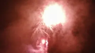 Feuerwerk Königsbrunn 2019/20 Bürgermeister-Wohlfarth-Straße Eigenbau mit Finale