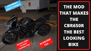 MY NEW CBR650R TAIL MOD! I NOW LIKE THE BIKE!