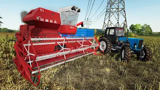 НАЧАЛО УБОРОЧНОЙ НА ЛЕГЕНДАРНОМ КОМБАЙНЕ! СЕЛО: МОЛОКОВО! FARMING SIMULATOR 19