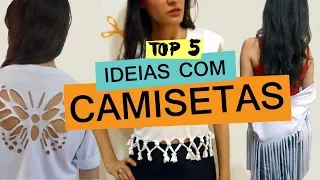 TOP 5 IDEAS TO CUSTOMIZE T-SHIRT | Customizando Mariely Del Rey