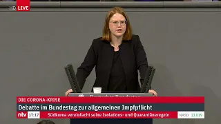 Corona LIVE: Debatte im Bundestag zur allgemeinen Impfpflicht, Teil 5