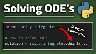 Solving Differential Equations in Python!
